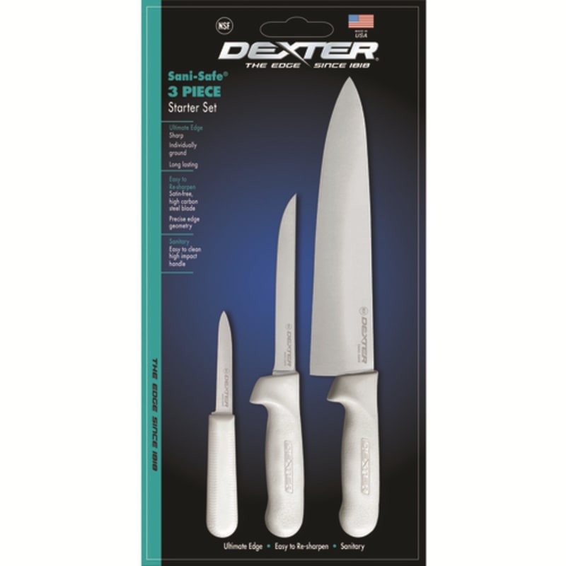 Dexter-Russell 20393 Sani-Safe 3-Piece Cutlery Set