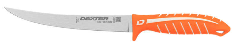 Dexter Russell DX8MF 24915 8" Flexible Fillet Knife w/ Orange Silicone Handle, High Carbon Steel