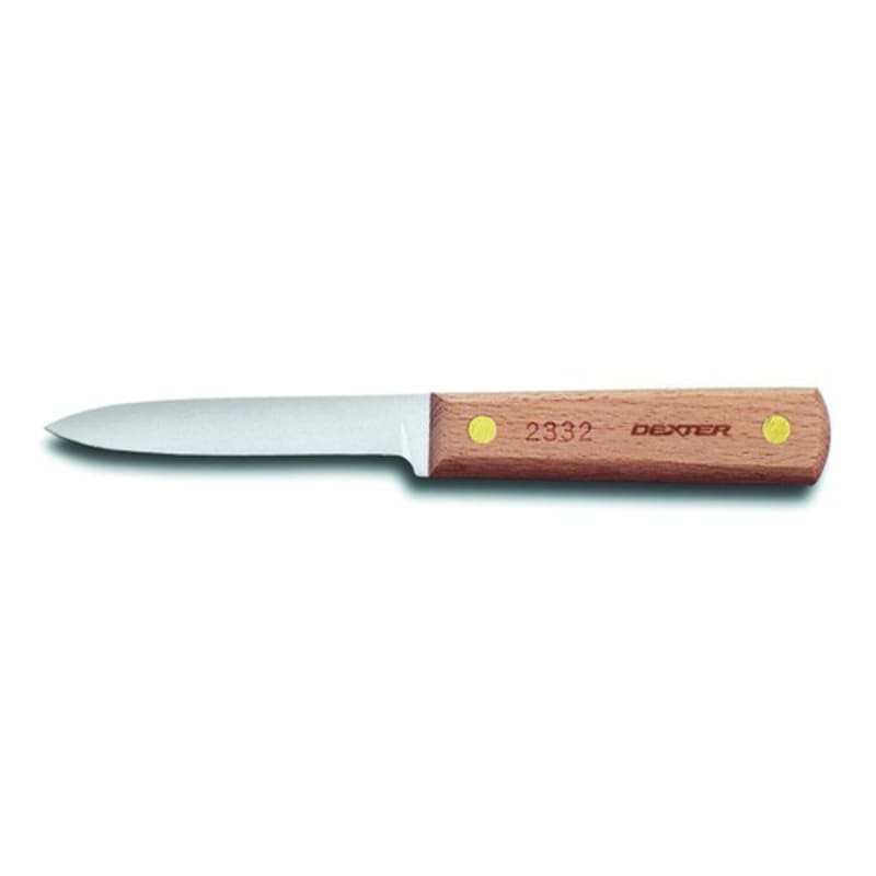 Dexter Russell 2332 15271 Traditional 3.25 Inch High Carbon Steel Paring Knife With Beechwood Handle