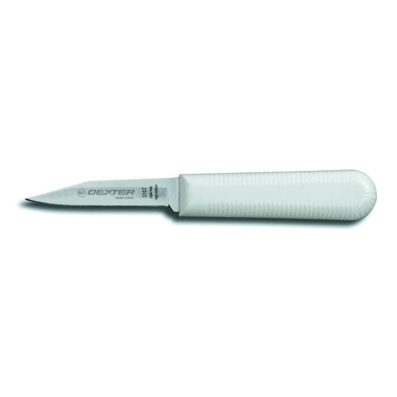 Dexter Russell S107PCP 15173 Sani-Safe 3.25 Inch High Carbon Steel Clip Point Paring Knife With Textured Handle