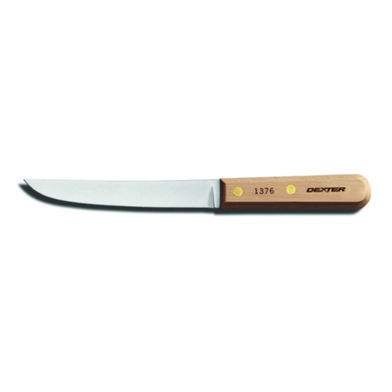 Dexter Russell 1375 01660 Traditional 5 Inch High Carbon Steel Wide Boning Knife With Beechwood Handle
