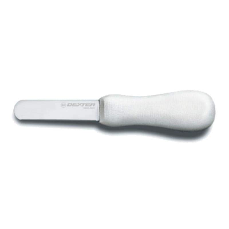 Dexter Russell S119PCP 10523 Sani-Safe 3 Inch High Carbon Steel Clam Knife With Textured White Handle