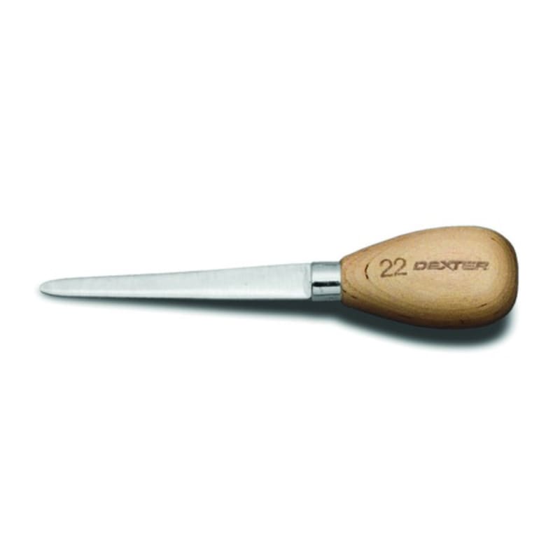 Dexter Russell 22PCP 4" Oyster Knife w/ Beech Handle, Carbon Steel