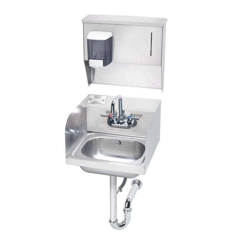 Krowne HS-33 Sink, Hand - Wall Mount - 16"W - Stainless steel