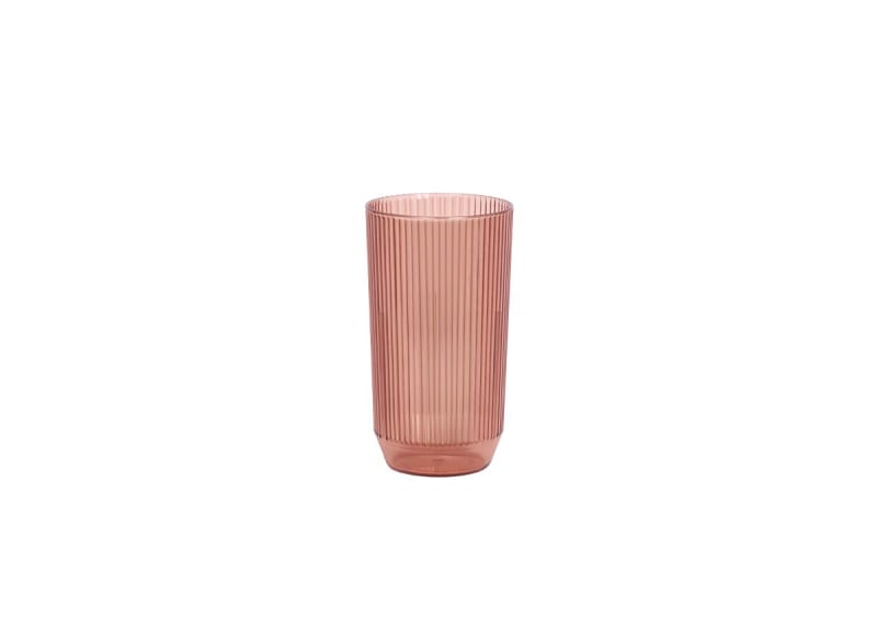 Front of the House AHB008PIT23 16 oz. Gatsby Highball Glass - Rose