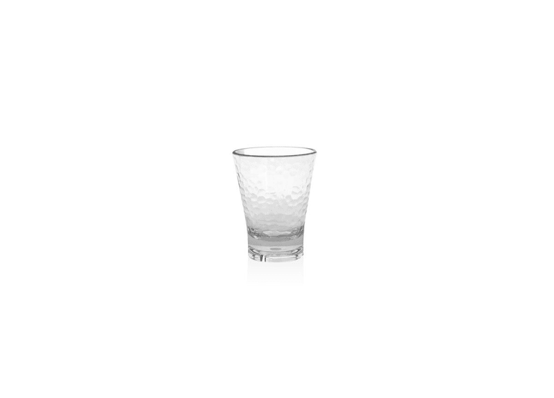 Front of the House ADO009CLT23 7 oz. Drinkwise Hammered Rocks Glass