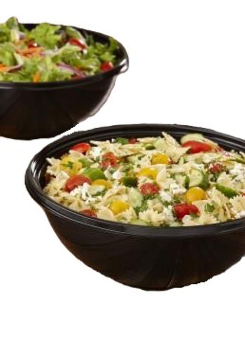 Sabert 92160A50 Black 160 oz./10 lb. Round Bowl