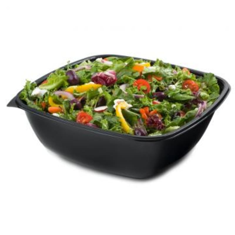 Sabert 94320 Black 320 oz./20 lb. Square Bowl