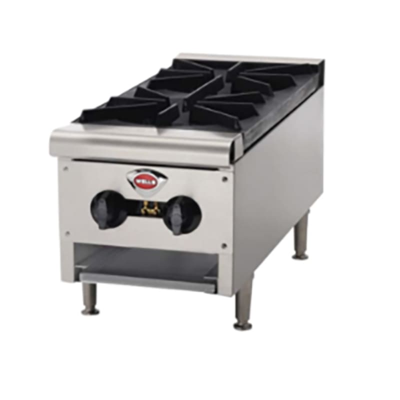 Wells HDHP-1230G Countertop HotPlate - Natural Gas 53k BTU