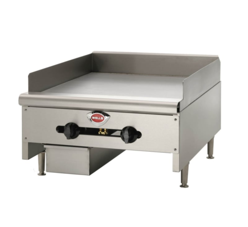 Wells HDTG-2430G Griddle, Countertop Thermostatic - Natural Gas 60k BTU