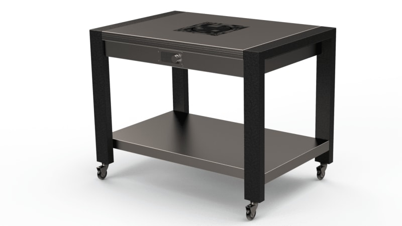 Lakeside Manufacturing 166356 Traveler Serving Table, Stainless Steel Top with Induction Cooktop Drop In, 48" Wide