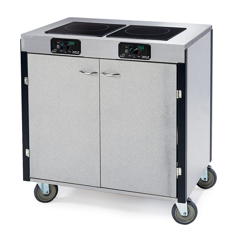 Lakeside Manufacturing 2070B Creation Express Cooking Station without Filtration System (2) Induction Stove Tops, Black Laminate Finish