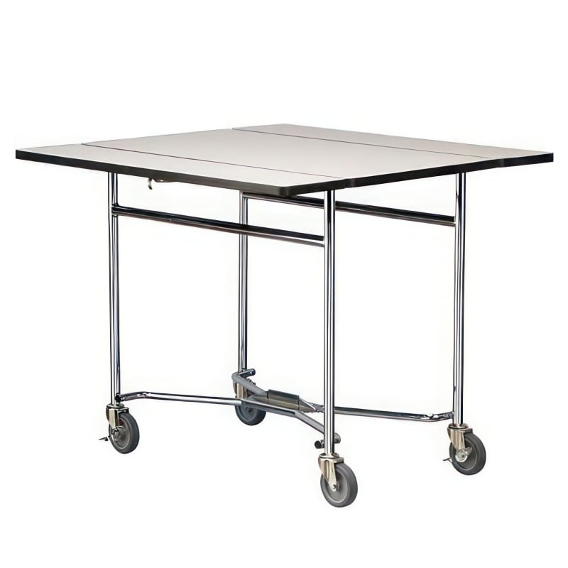 Lakeside Manufacturing 413HRM Standard Square Table, 36 x 36-in. Surface, Hard Rock Maple Laminate Top