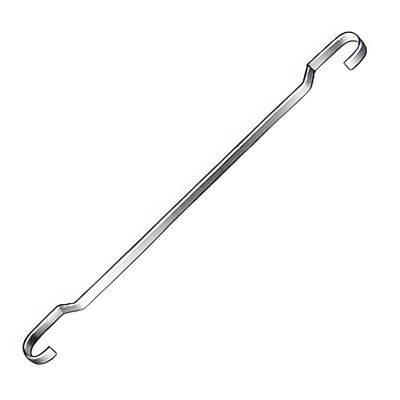 Lakeside Manufacturing 09900 Adapter Bar, Stainless Steel, Fits 15-1/2" Wide Shelves