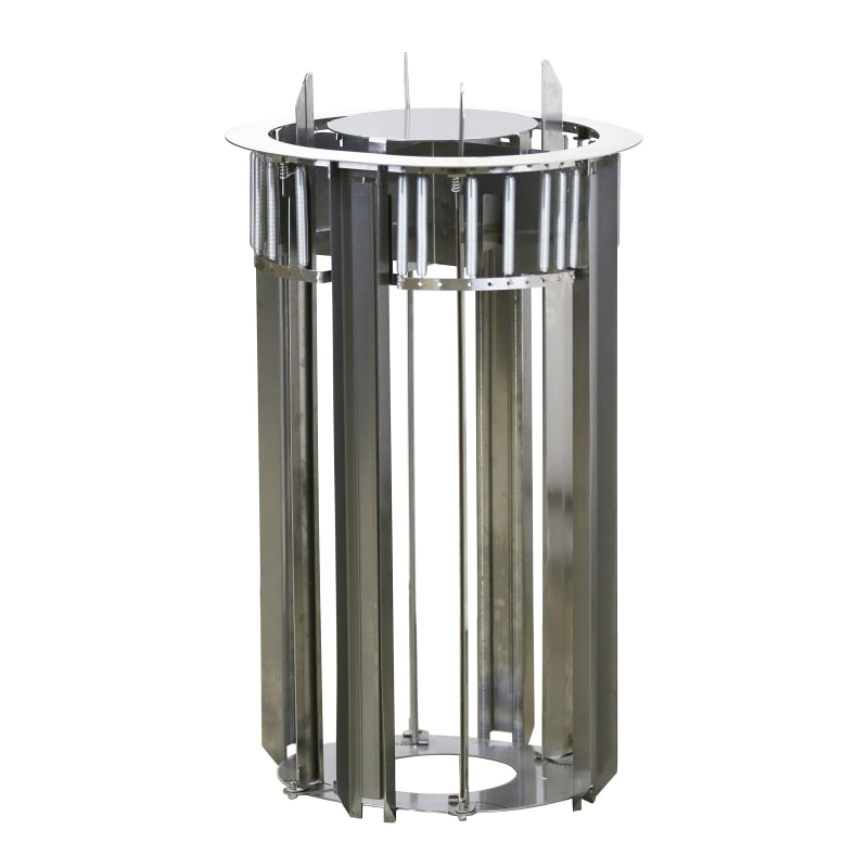 Lakeside Manufacturing 968 Drop In Plate Dispenser, Open, Non-Heated, Adjust-A-Fit for 8-3/4 x 9-3/4 to 11-3/8 x 13-1/2 Inch Oval Plates