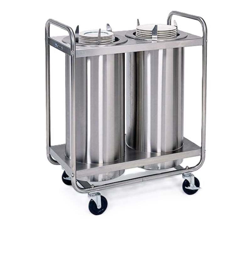 Lakeside Manufacturing 783 Mobile Plate Dispenser, Non-Heated, Adjust-a-Fit Tubular Frame, Three Stack for 6-1/2 to 9-3/4 Inch Plates