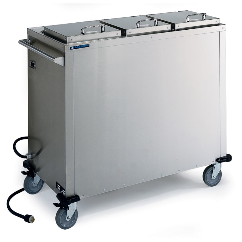 Lakeside Manufacturing 7502 Mobile Pellet Dispenser Heated, (3) Self-Leveling Dispensers for 7 to 10 1/4-in Pellets, 50 Pellet Capacity