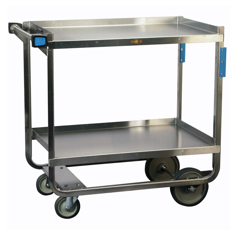 Lakeside Manufacturing 947 Stainless Steel Utility Cart 2 Shelf: 24" x 36", 1000-Lb. Capacity