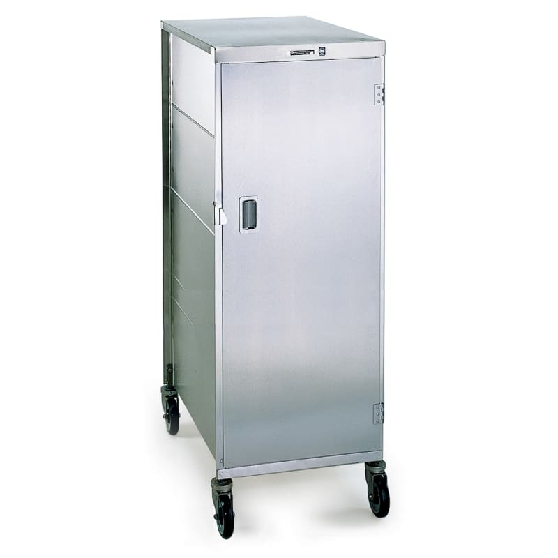 Lakeside Manufacturing 640B Mobile Tray Delivery Cart (1) door, Fits 14 x 18-in. Trays, 16 Tray Capacity, Black Vinyl Finish