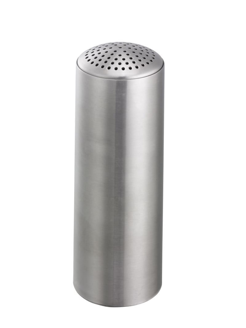 Service Ideas STCMULTI Condiment Shaker, Blank, Multi Hole Top, 6 Ounce, Brushed Stainless