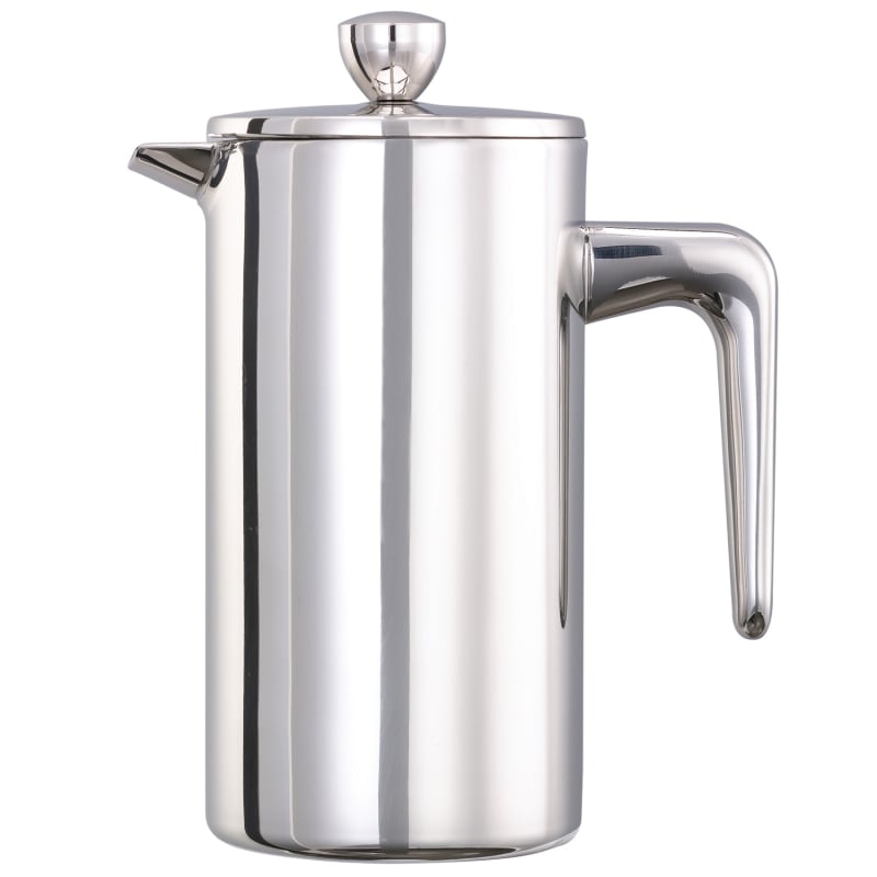 Service Ideas PDWSA350PS Stainless Press, French Press, Double Wall, 0.35 Liter, Polished Stainless