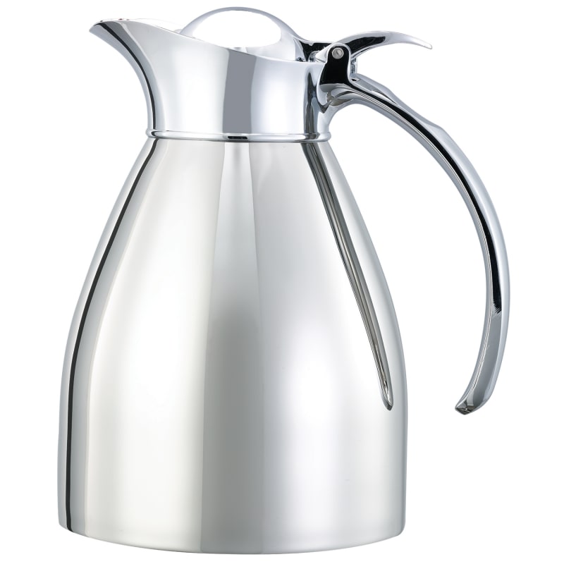 Service Ideas MAR06PS Marquette Series, Vacuum Insulated Carafe, Stainless Vacuum, 0.6 Liter, Polished Stainless