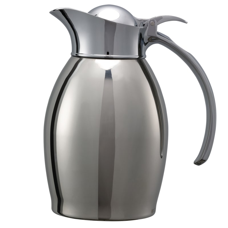 Service Ideas NIC06PS Nicollet Series, Vacuum Insulated Carafe, Stainless Vacuum, 0.6 Liter, Polished Stainless