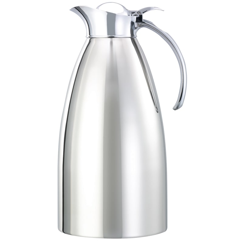 Service Ideas MAR20PS Marquette Series, Vacuum Insulated Carafe, Stainless Vacuum, 2 Liter, Polished Stainless