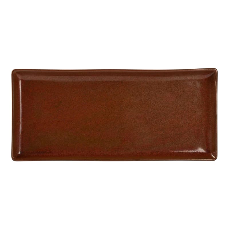 Mikasa 5315575 Tapa 14.4" x 6.7" Rectangular Red Platter