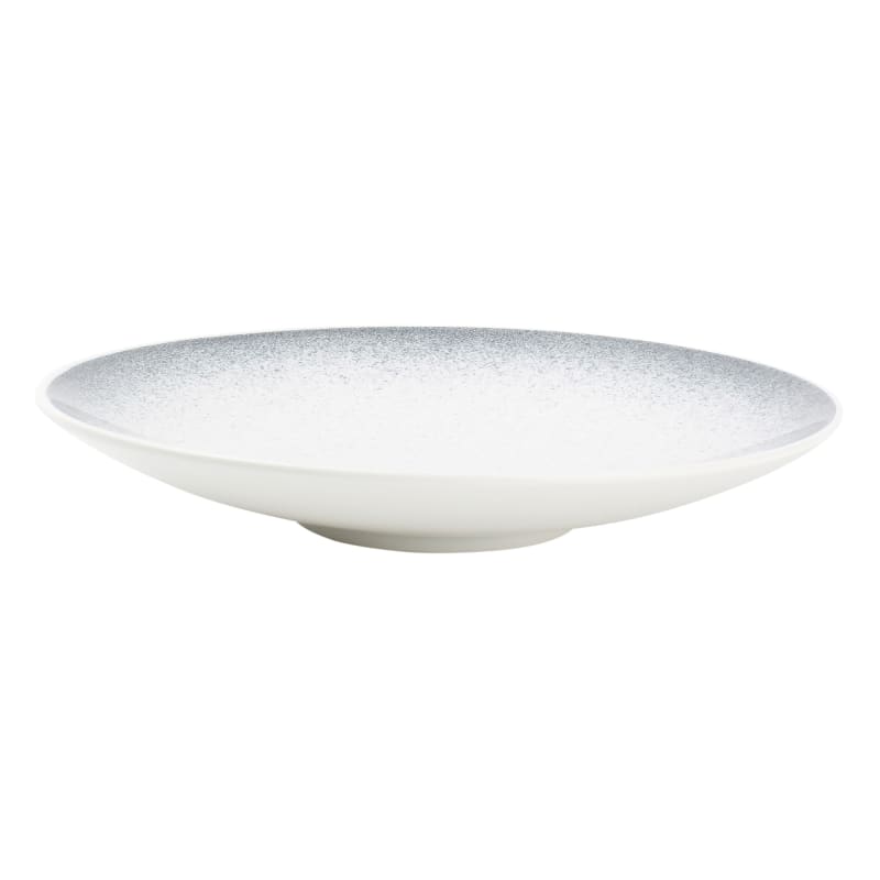 Mikasa 5314876 Speckled Dusk 9.7" Round Black Coupe Rim Deep Plate
