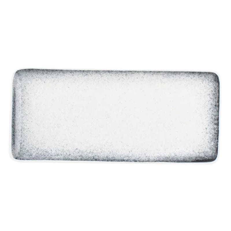 Mikasa 5314878 Speckled Dusk 8.7" x 4" Rectangular Black Platter