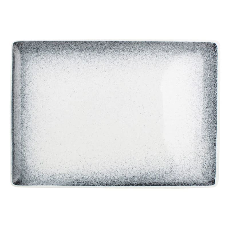Mikasa 5314879 Speckled Dusk 11" x 7" Rectangular Black Platter