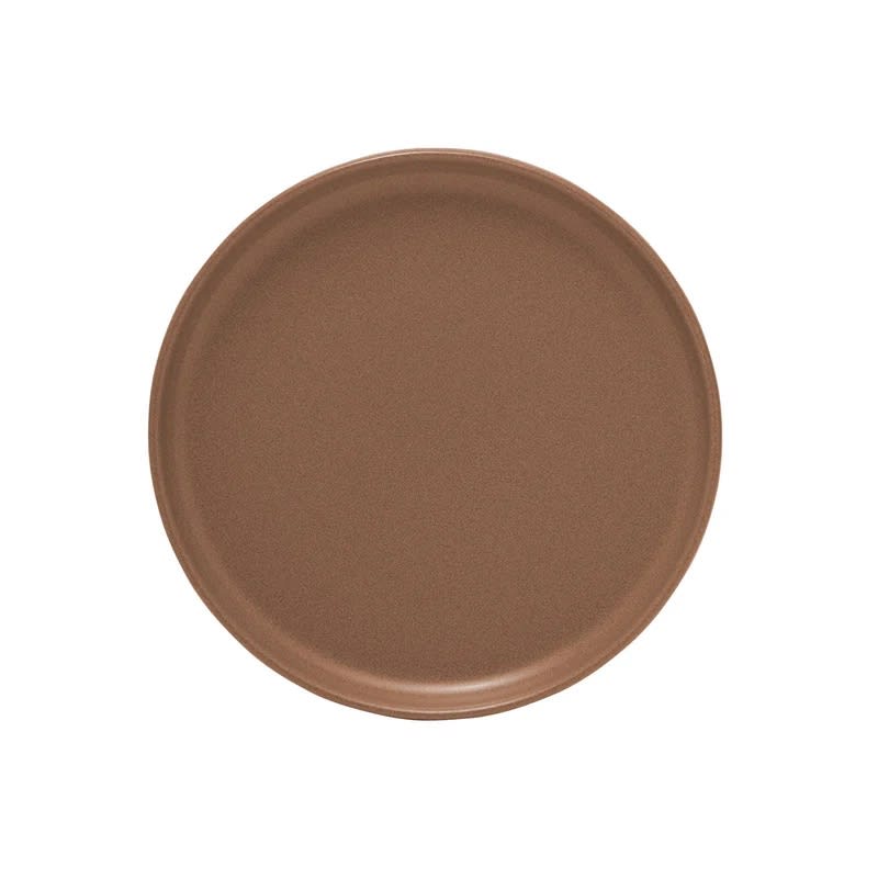 Outlet Mikasa 5275158 Solitude 6.7" Round Brown Coupe Rim Plate