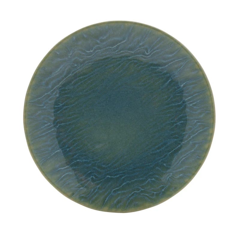 Outlet Mikasa 5275399 Hera 10.75" Round Blue Coupe Rim Plate