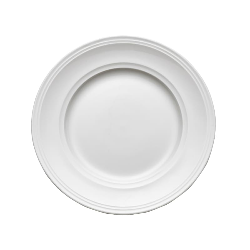 Outlet Mikasa 5256204 Americana 7" Round White Wide Rim Plate