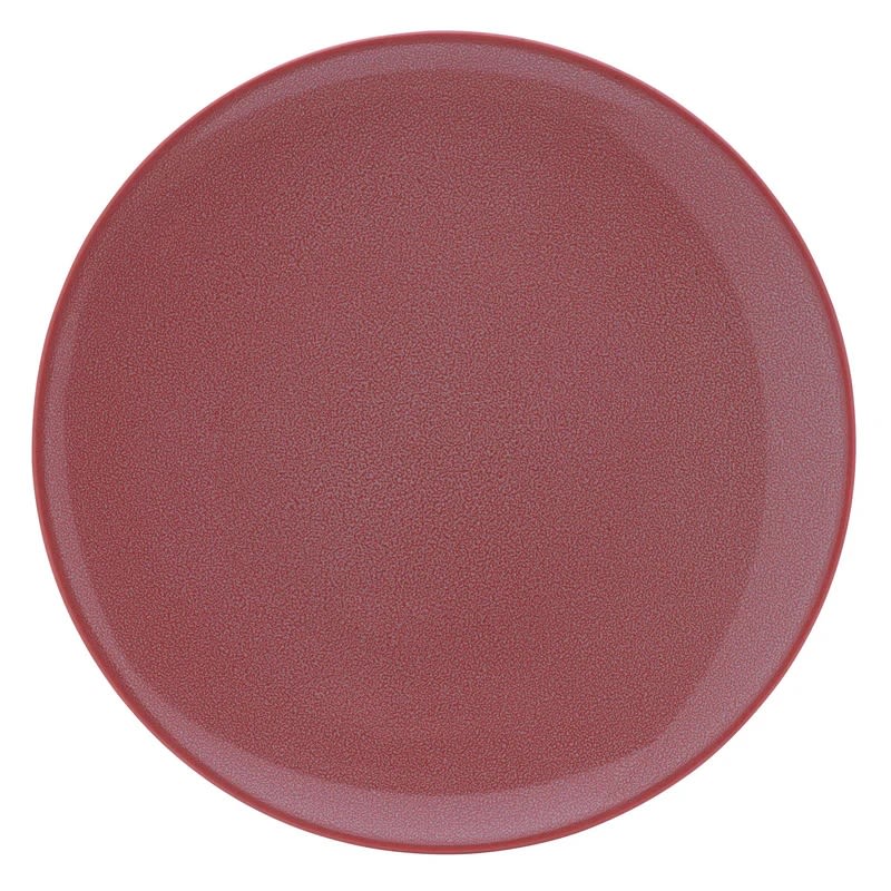 Outlet Mikasa 5302691 Canvas Pathway 8.5" Round Red Coupe Rim Plate