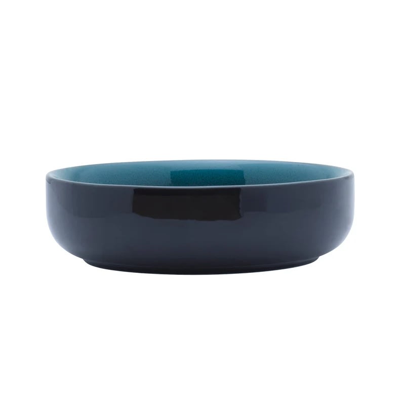 Outlet Mikasa 5302678 Canvas Hunt 37 oz Round Blue Bowl