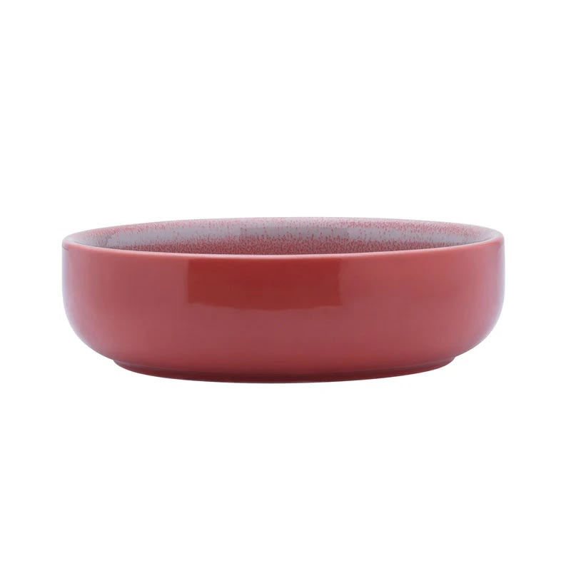 Outlet Mikasa 5302688 Canvas Pathway 16.9 oz Round Red Bowl
