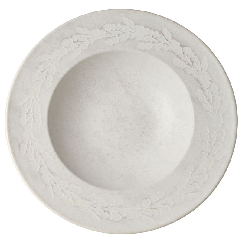 Outlet Mikasa 5308770 Impress 10.6" Round Beige Wide Rim Plate
