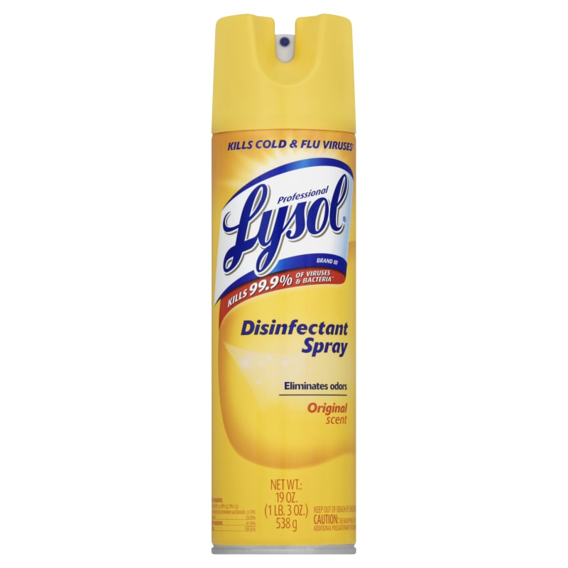 Reckitt Benckiser 04650 Lysol Disinfectant Spray Original Scent 19-Oz 12/Case