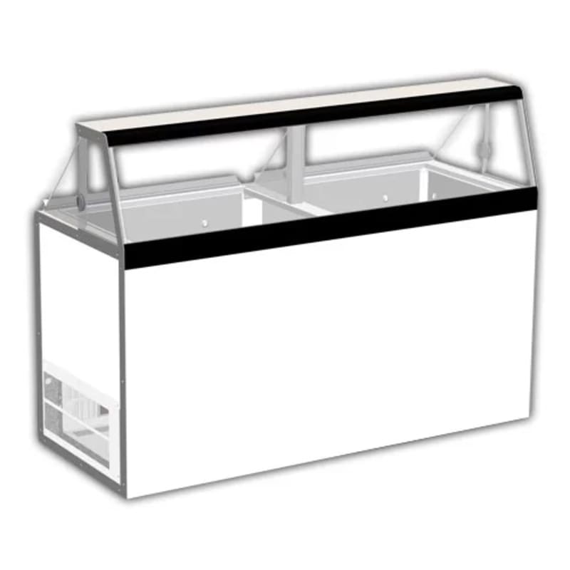 Masterbilt DD-66 69.25"W DD Series Standard Ice Cream Dipping/Display Merchandiser 115V