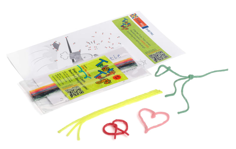 Family Hospitality Group TT85-SPT1 Toy Kids' Wax Play String "Sports" Theme In Cello Packs