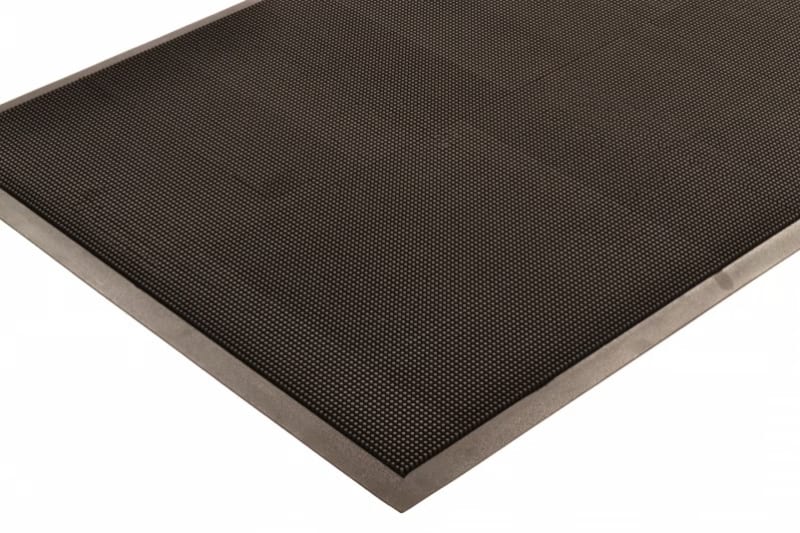NoTrax 345S3660BL 3' x 5', Black, Scraper Outdoor Brush Mat, Rubber Brush
