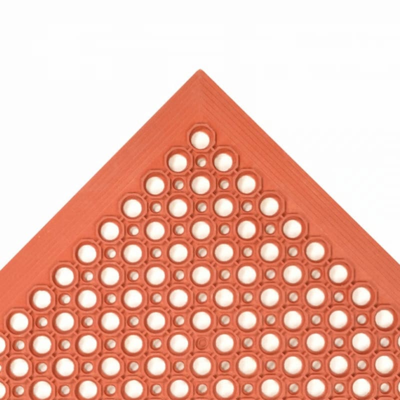 NoTrax T30S0035RD 3' x 5', Red, Competitor Large Drainage Hole Anti Fatigue Mat