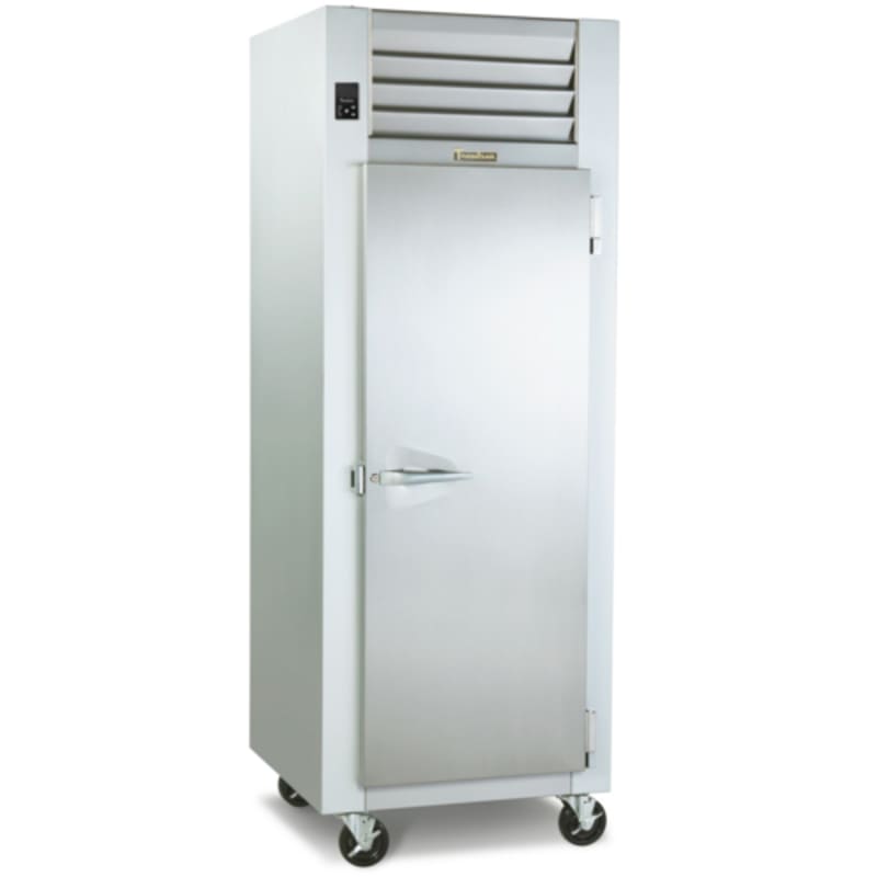 Traulsen RHF132W-HHS Spec-Line R Series 1-Section Reach-In Heated Holding Cabinet with Half Height Solid Doors, 208-230V