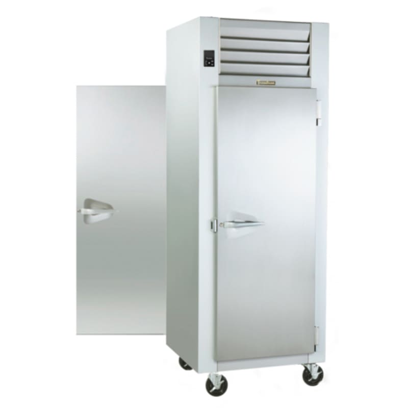 Traulsen RHF132WP-HHS Spec-Line R Series 1-Section Pass-Thru Heated Holding Cabinet with Half Height Solid Doors, 208-230V