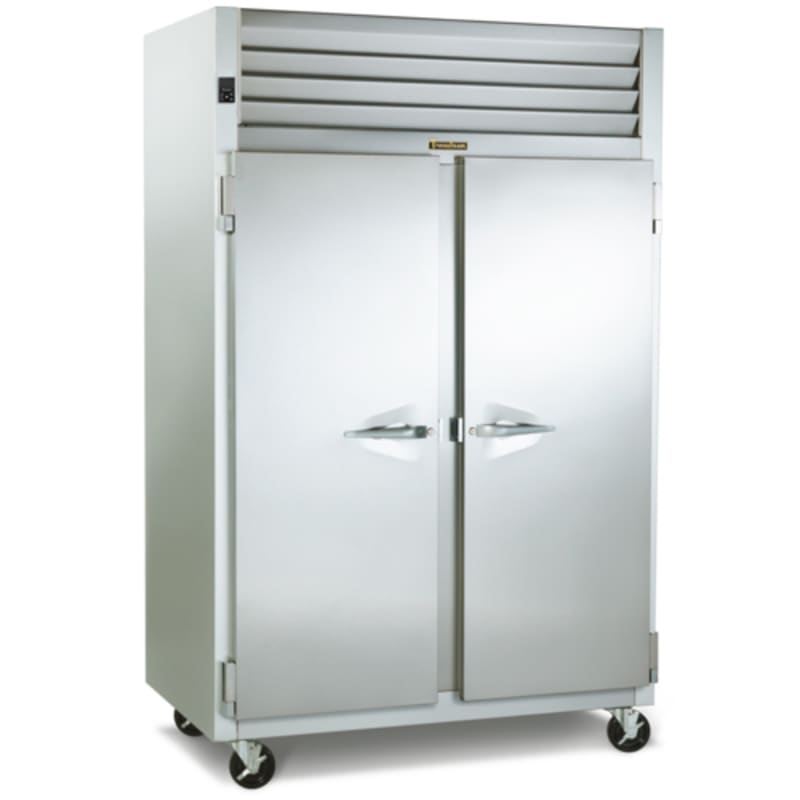 Traulsen RHF232W-FHS Spec-Line R Series 2-Section Reach-In Heated Holding Cabinet with Full Height Solid Doors, 208-230V