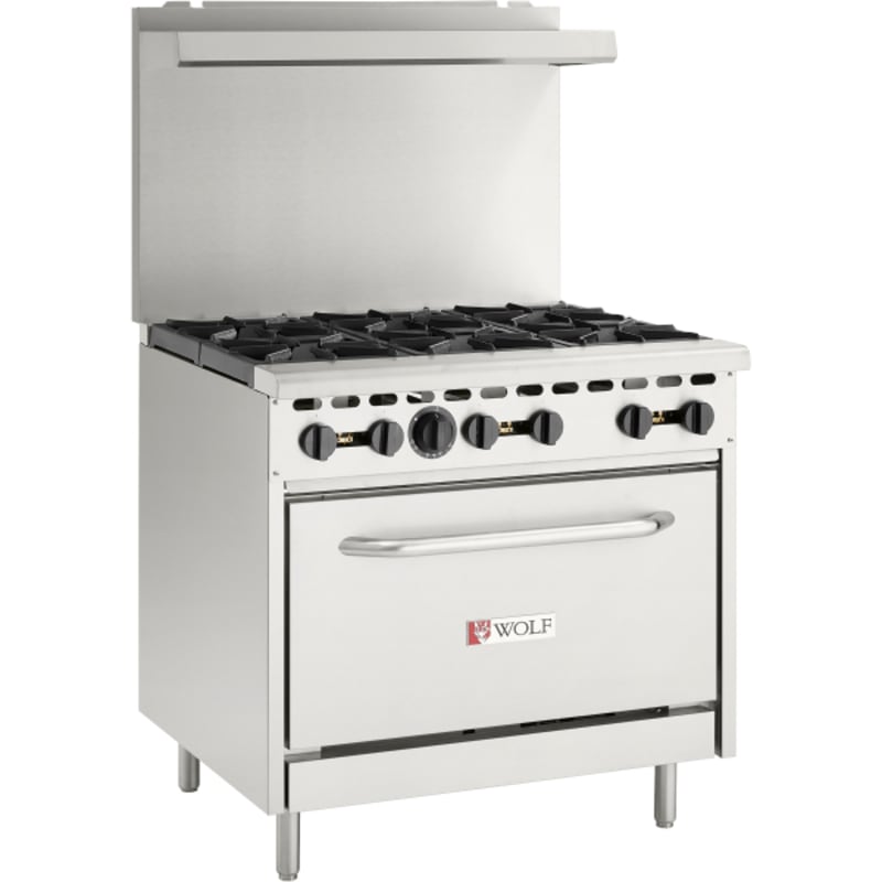 Wolf WX36-6BP WX Series 36" 6-Burner LP Gas Range with 1 Standard Oven