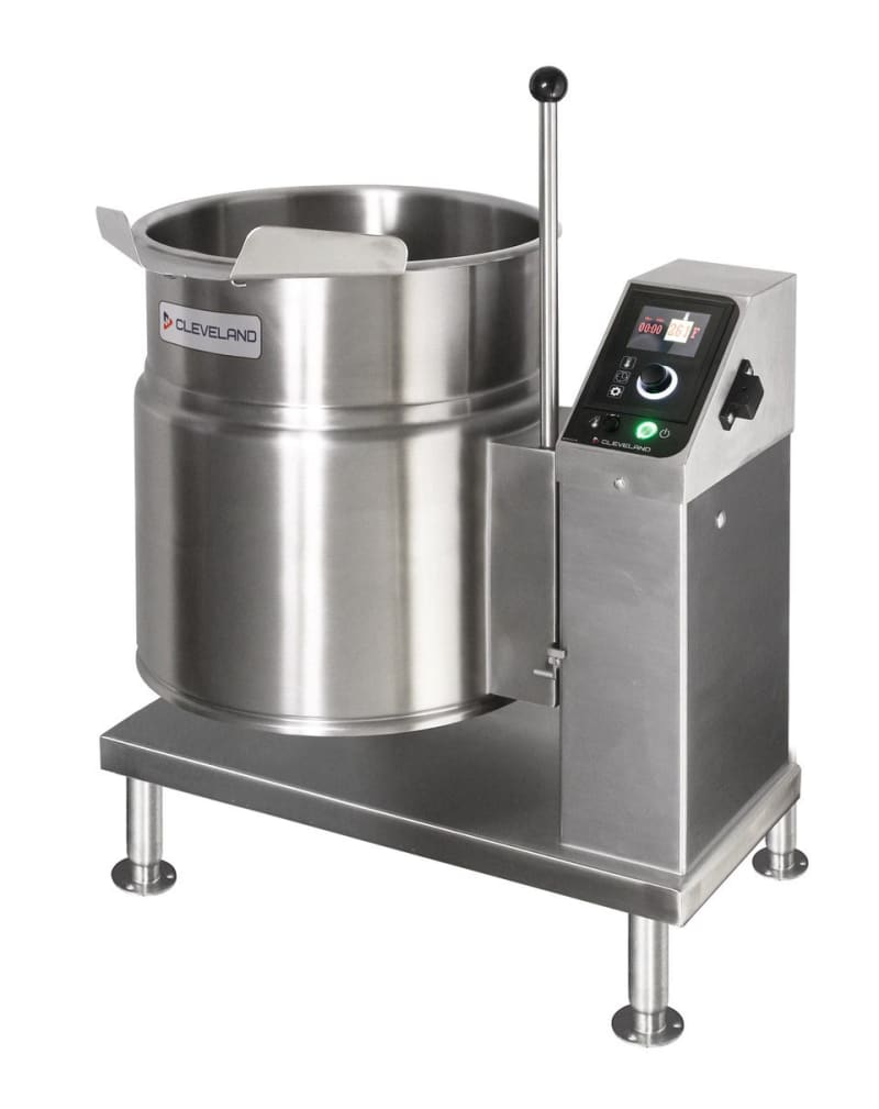 Cleveland KET20T 20-Gallon Electric Tilting 2/3 Steam Jacketed Kettle, 208V, Three Phase