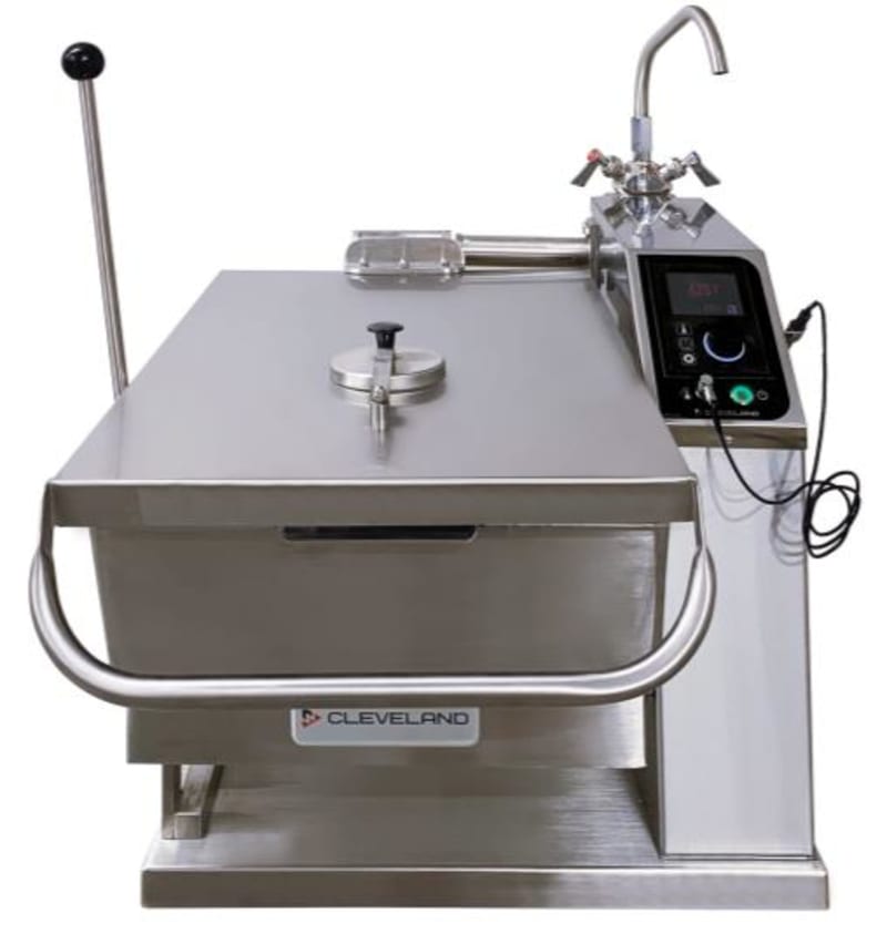 Cleveland SET10 10-Gallon Electric Countertop Manual Tilt Skillet, 208V, Single Phase